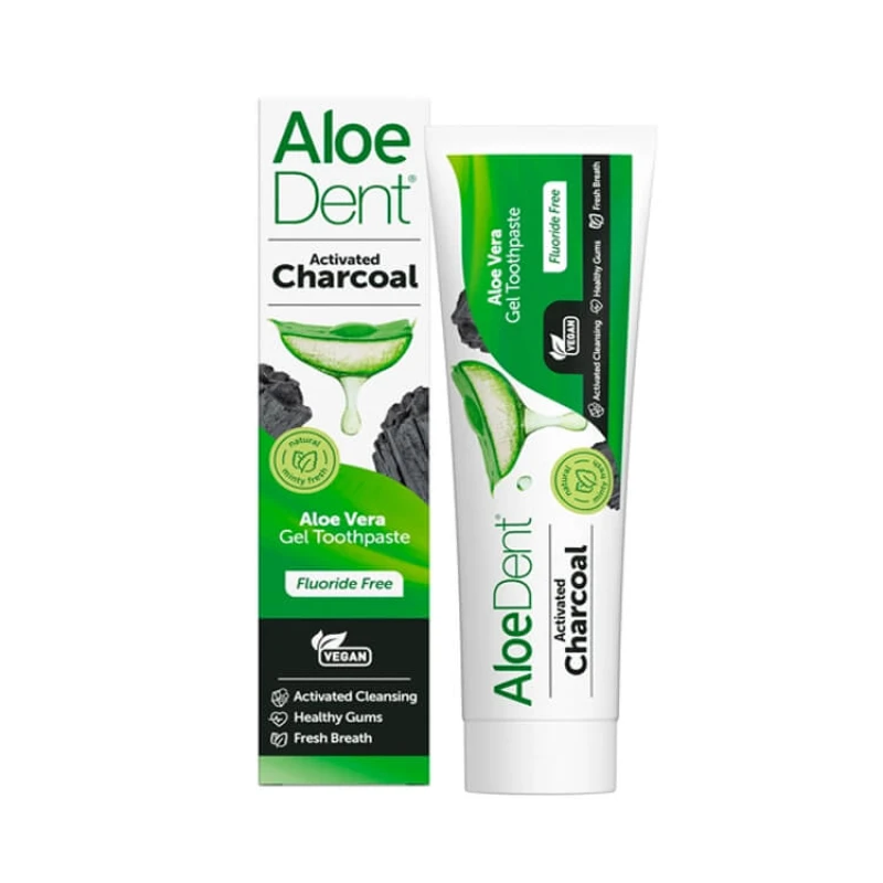 Οδοντόκρεμα AloeDent / Activated Charcoal