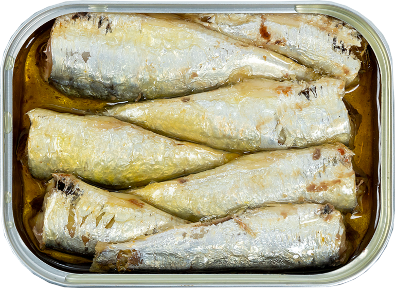 Σαρδέλες με ελληνικό βιολογικό κόκκινο σαφράν / 115g