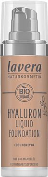 Lavera Naturkosmetik Organic MakeUp - Natural Hyaluron Liquid Foundation No.04 - Cool Honey 30ml