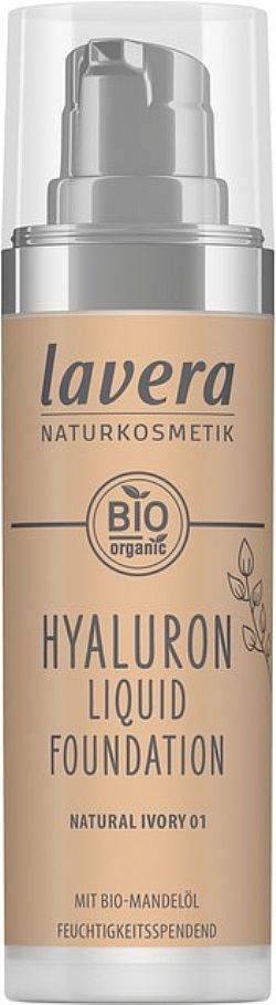 Lavera Naturkosmetik Organic MakeUp - Natural Hyaluron Liquid Foundation Cool Ivory 02 30ml
