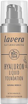 Lavera Naturkosmetik Organic MakeUp - Natural Hyaluron Liquid Foundation Cool Ivory 02 30ml