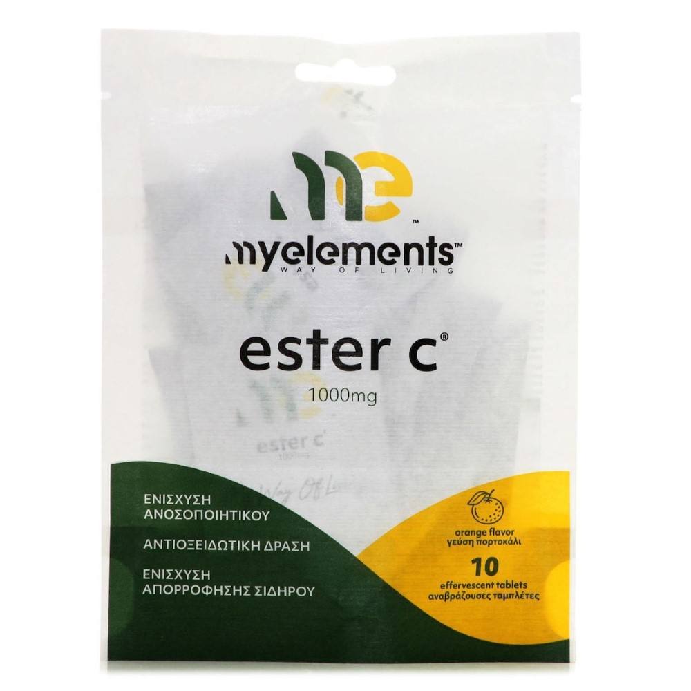 Ester C Vit 1000mg αναβράζουσες ταμπλέτες 10