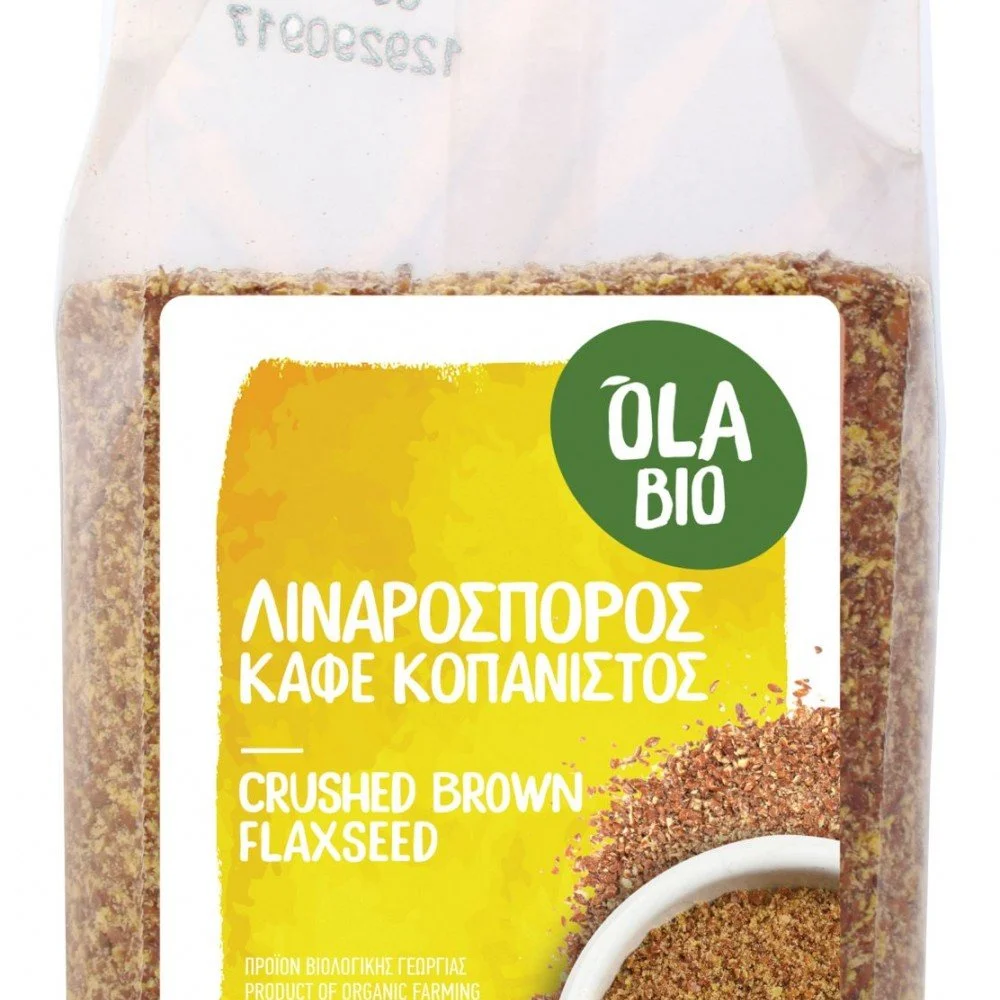 Λιναρόσπορος καφέ κοπανιστός 350γρ