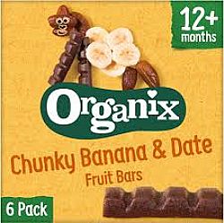 Μπάρες Φρούτων bio Μπανάνα & Χουρμάς 