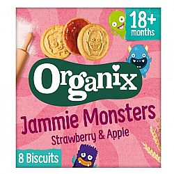 Μπισκότα Γεμιστά με Μαρμελάδα Φράουλα JamMonsters 64gr