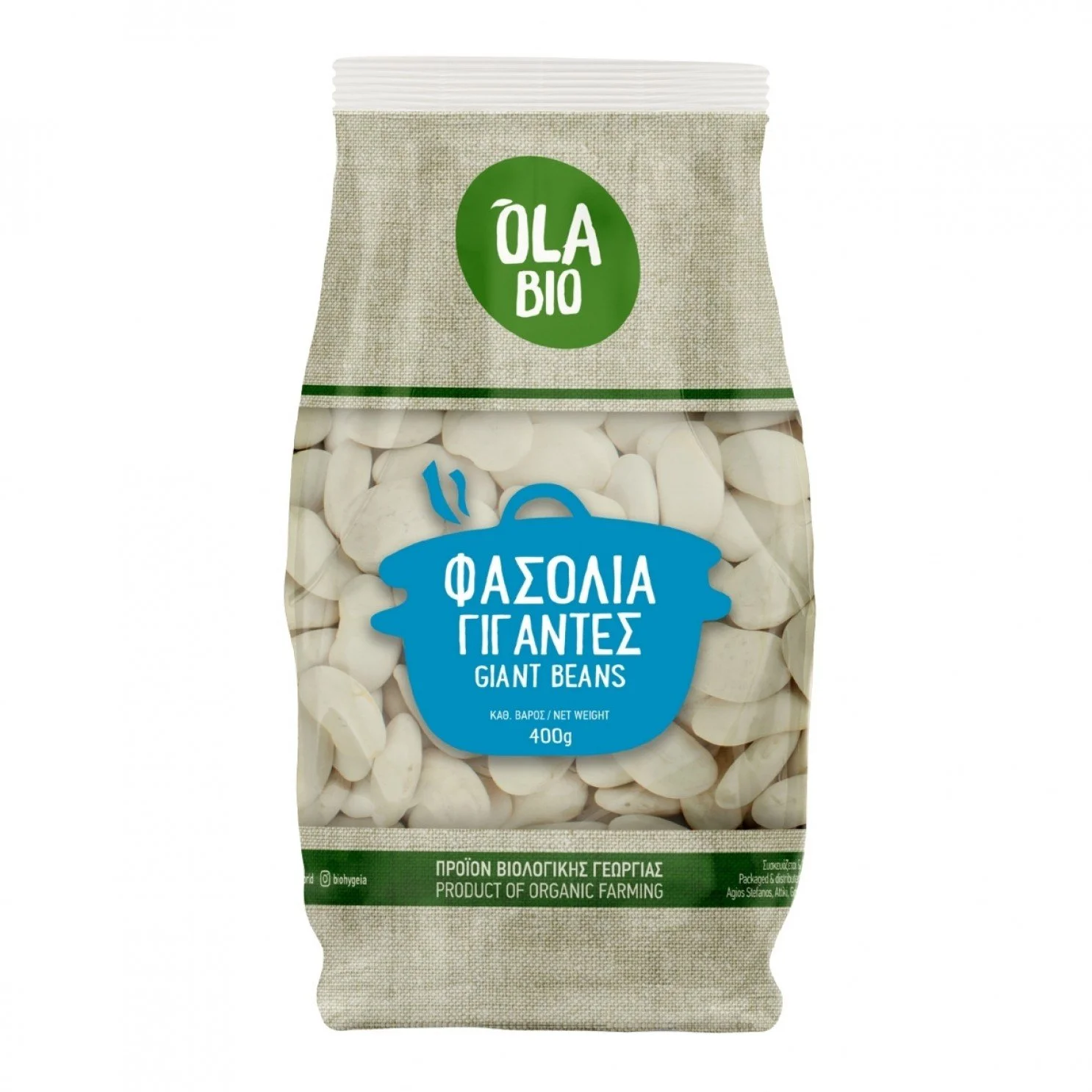ΦΑΣΟΛΙΑ ΓΙΓΑΝΤΕΣ ΕΛΛΗΝΙΚΑ ΒΙΟ 400g