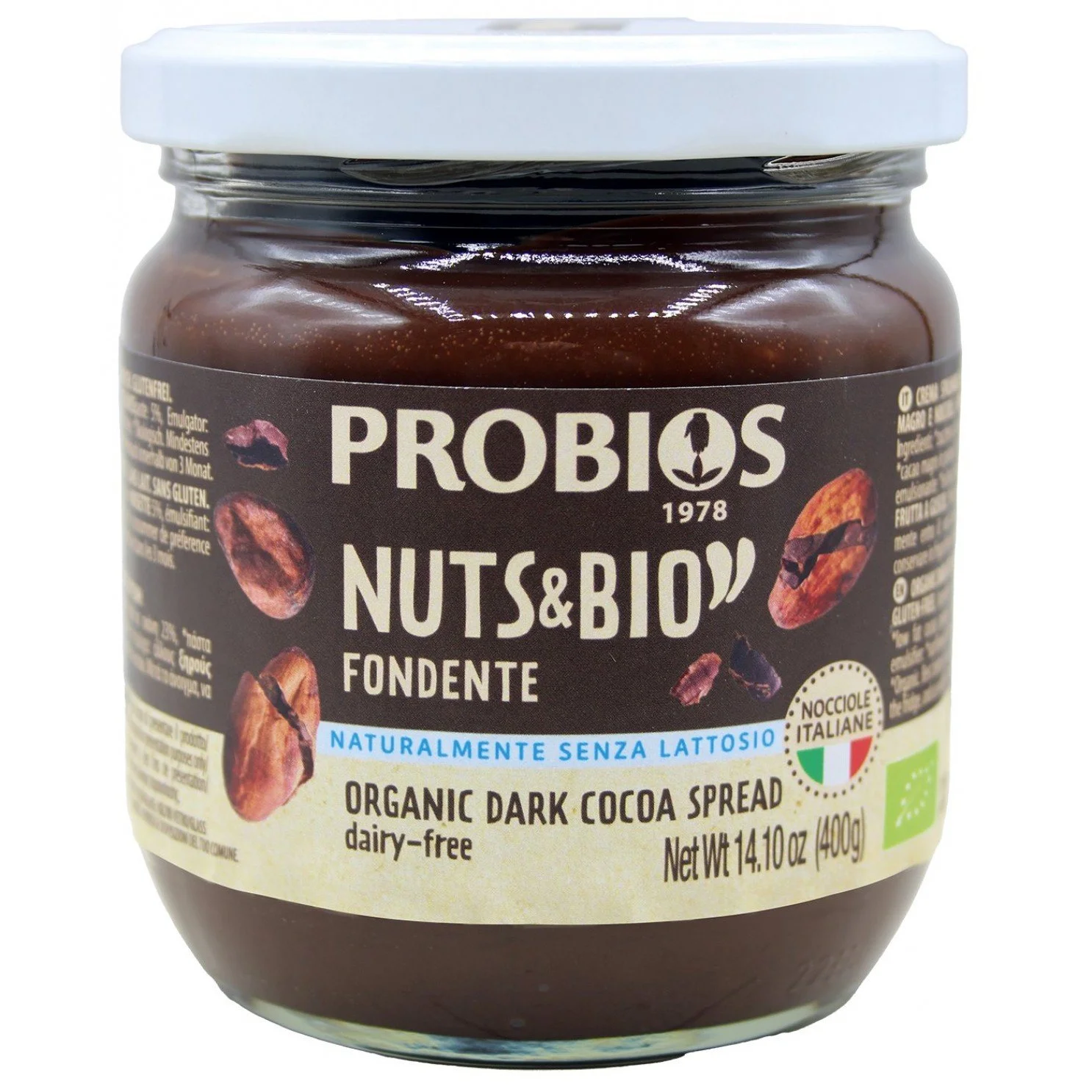 Φουντουκόκρεμα NUTS & BIO DARK 400γρ