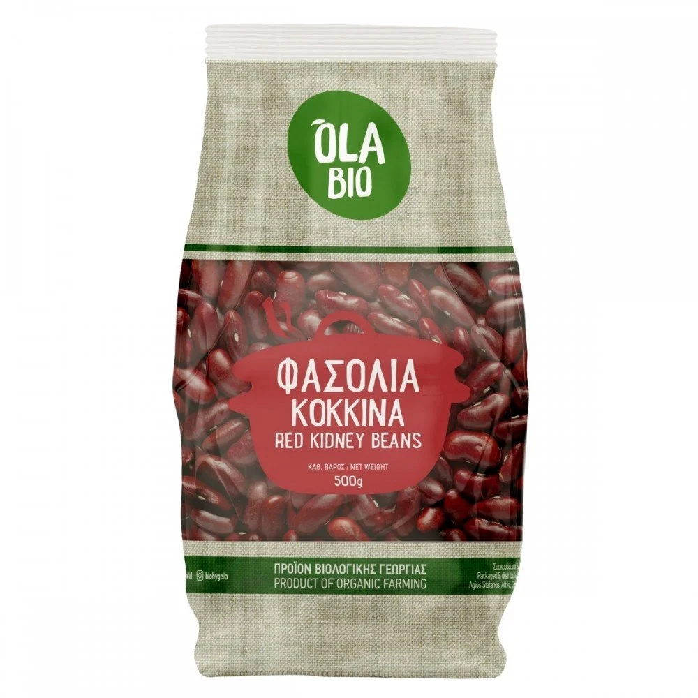 Φασόλια κόκκινα (kidney) 500γρ