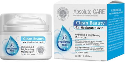 Κρέμα Προσώπου Νυκτός με 4 Είδη Υαλουρονικού Οξέος 50ml ΚΑΙ Κρέμα Προσώπου Ημέρας με 4 Είδη Υαλουρονικού Οξέος 50ml