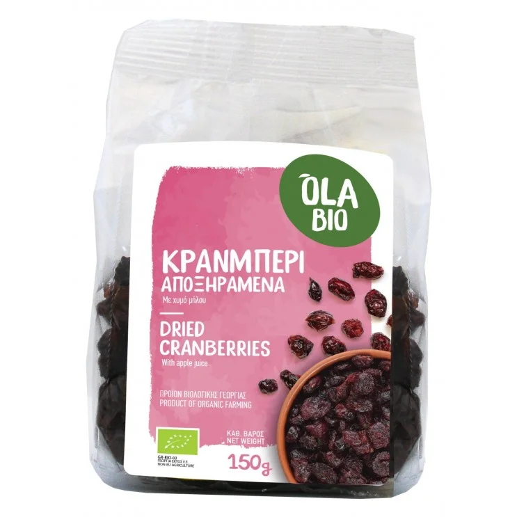 Κράνμπερι αποξηραμένο 150γρ