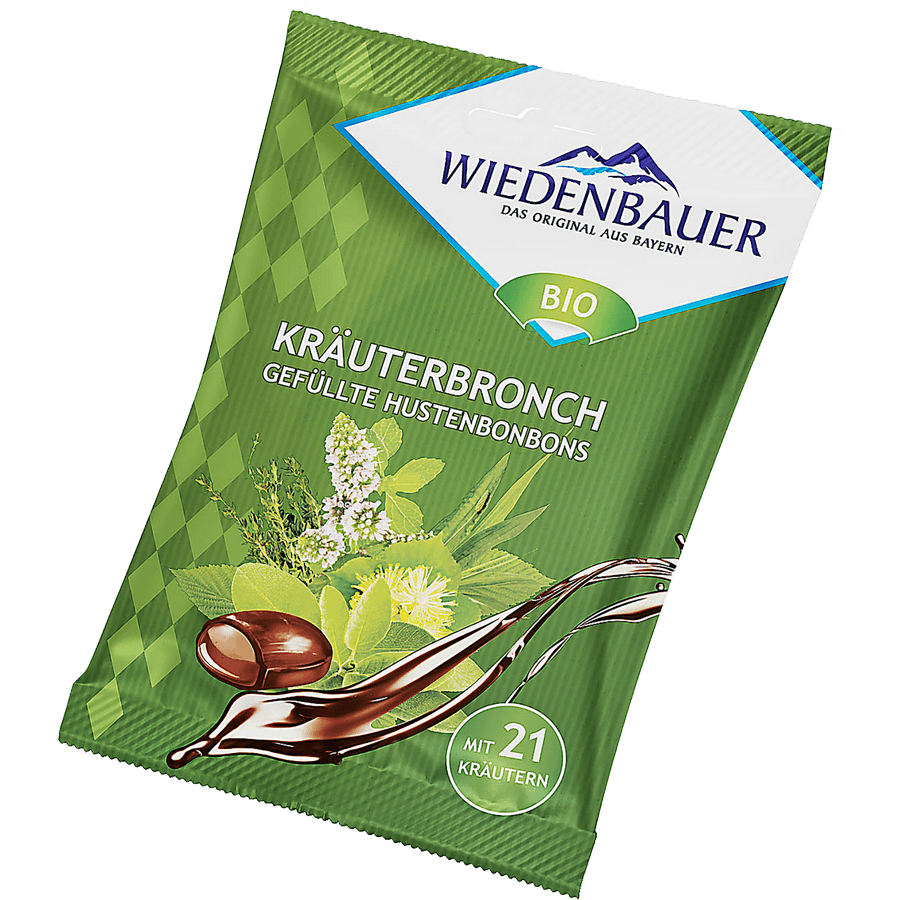 Καραμέλες για Βήχα με 21 Βότανα 75g Wiedenbauer Bio