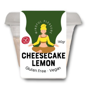 Vegan Cheesecake Λεμόνι & Κάσιους Χωρίς Γλουτένη (140γρ)