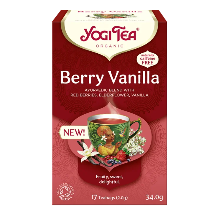 YOGI TEA BERRY VANILLA ΒΙΟ 34g
