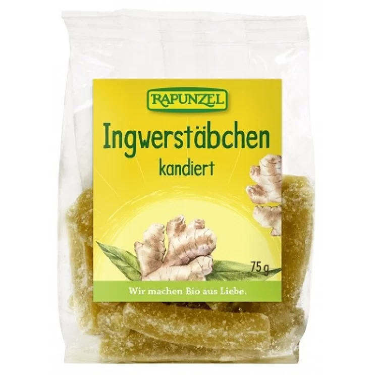 ΤΖΙΝΤΖΕΡ ΖΑΧΑΡΩΤΟ Rapunzel 75gr ΒΙΟ