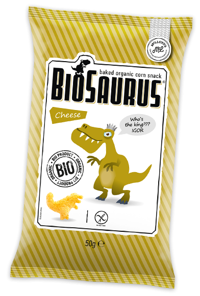 Γαριδάκια με Τυρί Biosaurus 50g