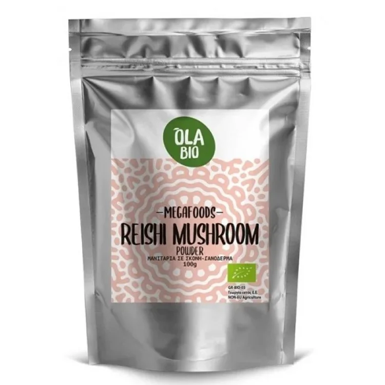 Μανιτάρια reishi σκόνη (γανόδερμα) 100γρ
