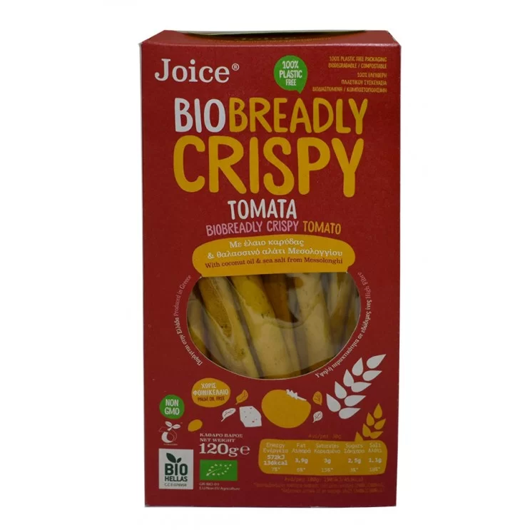 ΚΡΙΤΣΙΝΙΑ ΜΕ ΤΟΜΑΤΑ ΚΑΙ ΦΕΤΑ ΒΙΟ 120gr