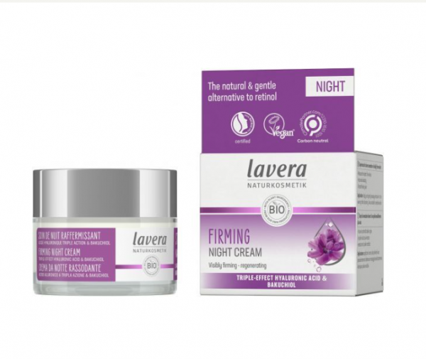 Συσφικτική Κρέμα Νύχτας με Υαλουρονικά Οξέα και Bakuchiol 50ml