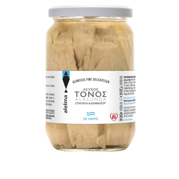 Λευκός τόνος Αλοννήσου Alalunga σε νερό 720gr