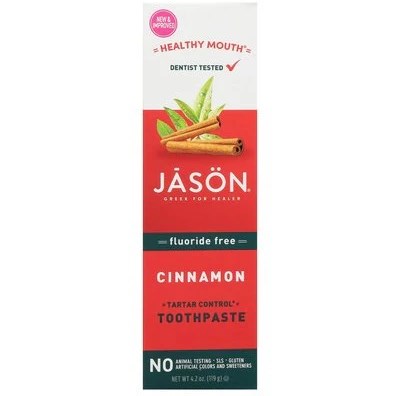 Οδοντόκρεμα Healthy Mouth, Χωρίς Φθόριο με Κανέλα & Γαρύφαλο, 119 gr.