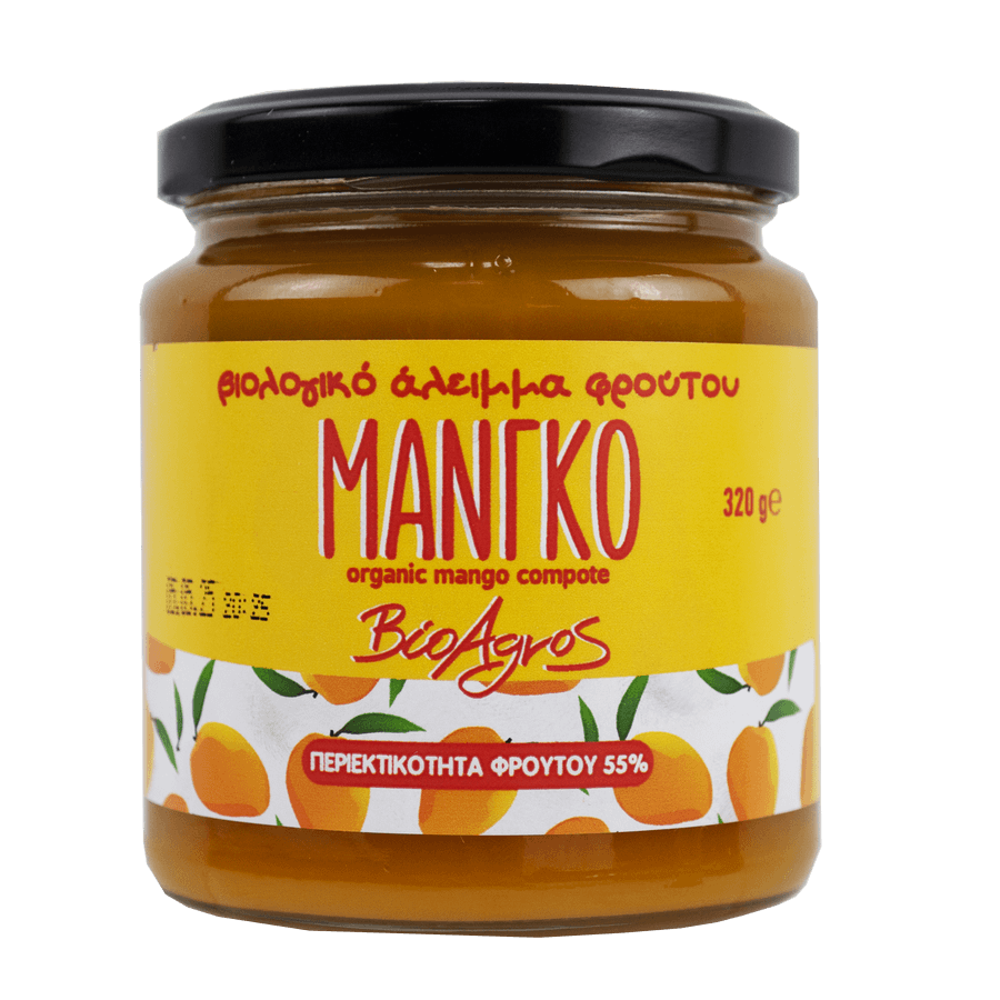 ʼλειμμα Φρούτου Μάνγκο χωρίς ζάχαρη 320g Bio