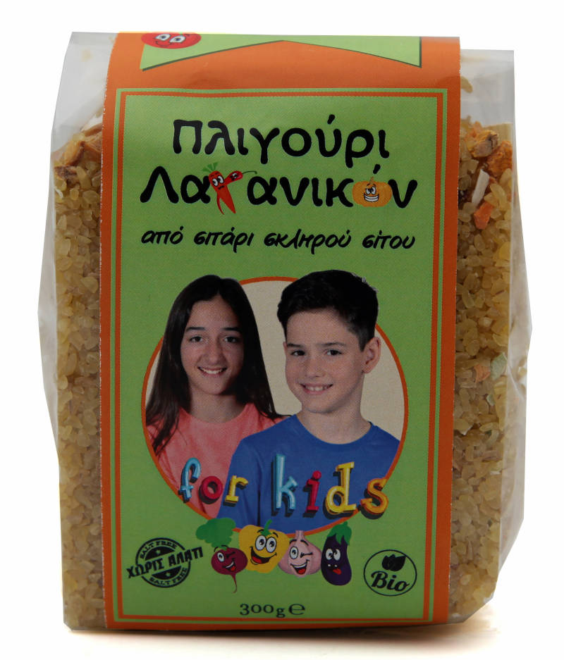 ΠΛΙΓΟΥΡΙ ΛΑΧΑΝΙΚΩΝ ΒΙΟΛΟΓΙΚΟ ΠΑΙΔΙΚΟ 300gr