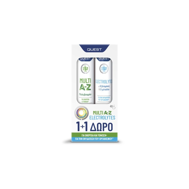 Multi A-Z Πολυβιταμίνη 20 Αναβράζουσες Ταμπλέτες & Electrolytes 20 Αναβράζουσες Ταμπλέτες