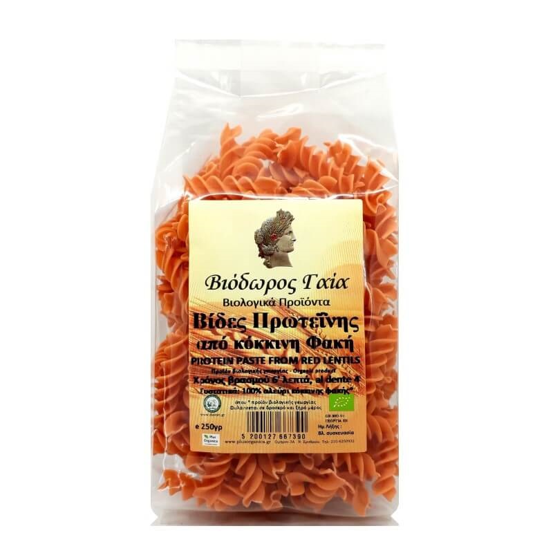 Βίδες Πρωτεΐνης Κόκκινης Φακής 250gr