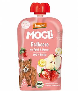 Πουρές φρούτων Μήλο, Μπανάνα, Φράουλα από 1 έτους 100g