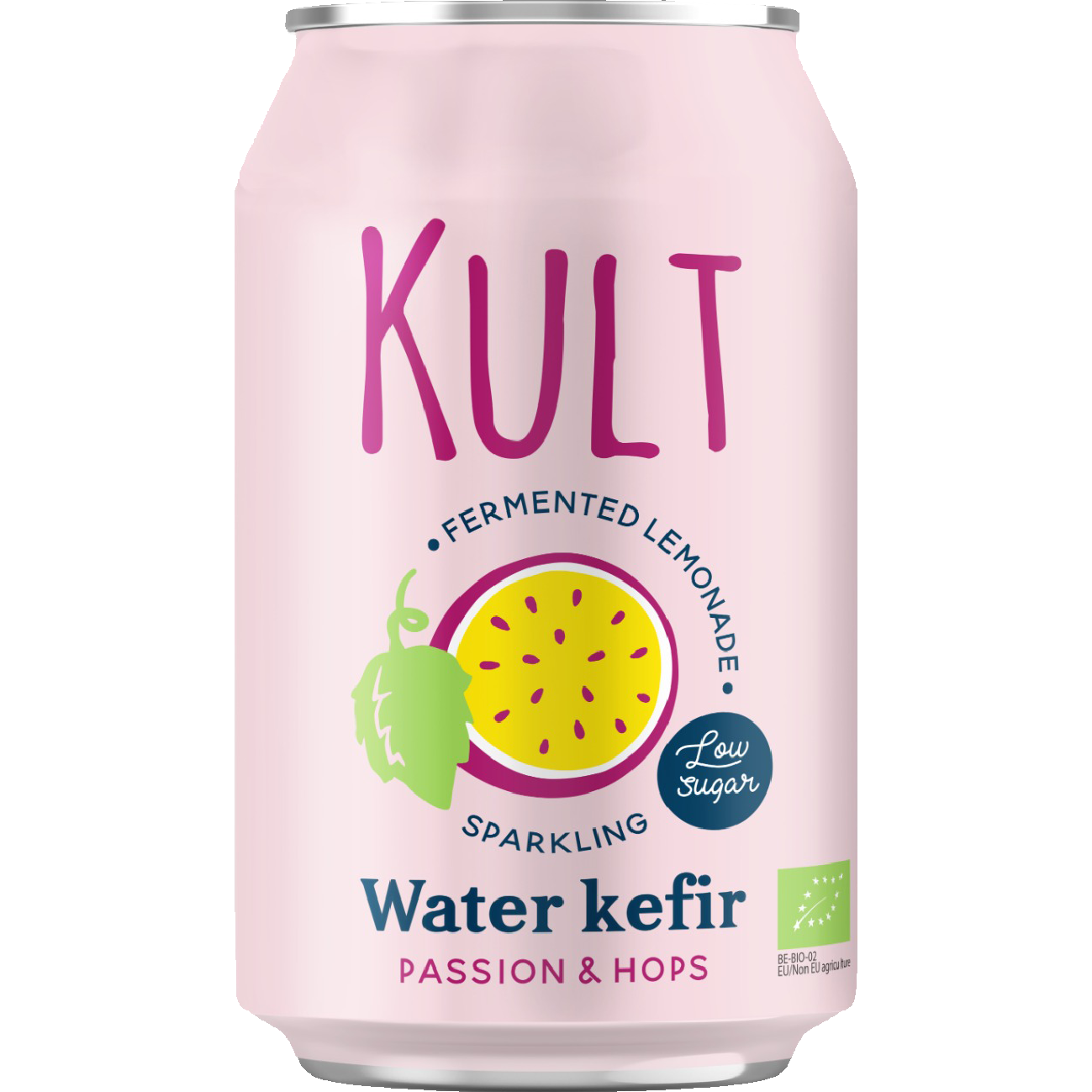 Κεφίρ Νερού με Passion fruit & Λυκίσκο 330ml Kult Bio