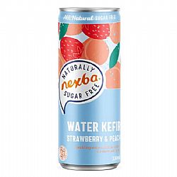 Κεφίρ Νερού Φράουλα - Ροδάκινο Χωρίς Ζάχαρη (330ml)