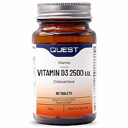 Βιταμίνη D3 2500 i.u. (62,5mg / 60 ταμπλέτες)