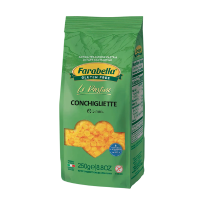 Κοχύλια Μικρά (Αχιβάδα Ψιλή, Conchigliette) από Καλαμπόκι και Ρύζι / 250gr