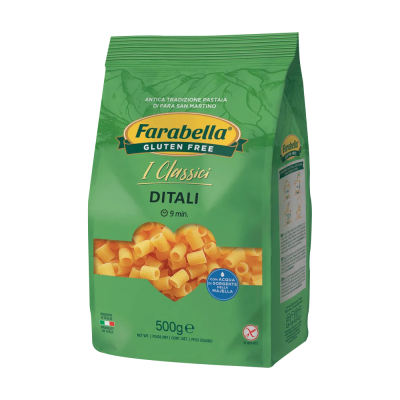 Κοφτό Ριγέ (Ditali/Ditalini Rigati) από Καλαμπόκι και Ρύζι / 500gr