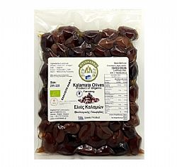 Βιολογικές ελιές καλαμών σε ελαιόλαδο με ελάχιστο αλάτι vacum 200g 