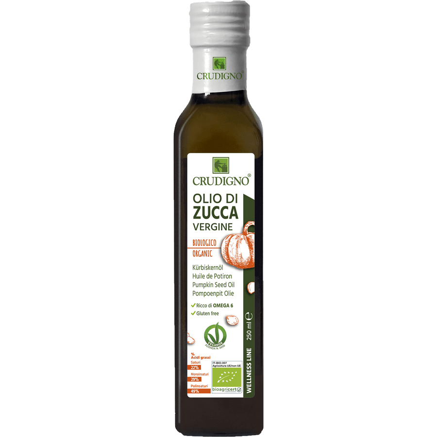 Κολοκυθέλαιο Ψυχρής Έκθλιψης Crudigno | 250mL 