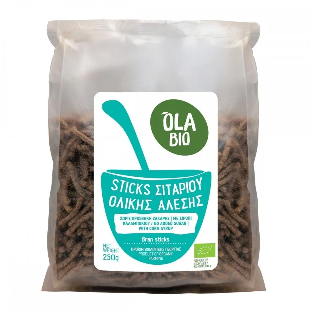 Bran Sticks χωρίς ζάχαρη 250γρ