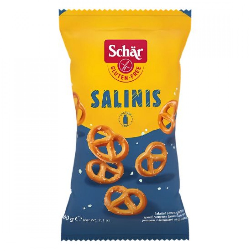 Αλμυρό Σνακ Πρέτσελ Salinis Χωρίς Γλουτένη | 60gr