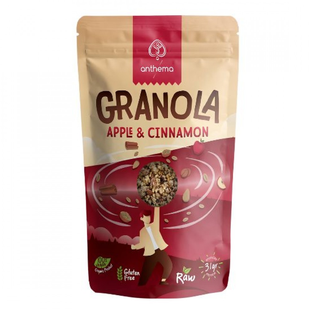 Granola Μήλο & Κανέλα Χωρίς Γλουτένη BIO 350gr