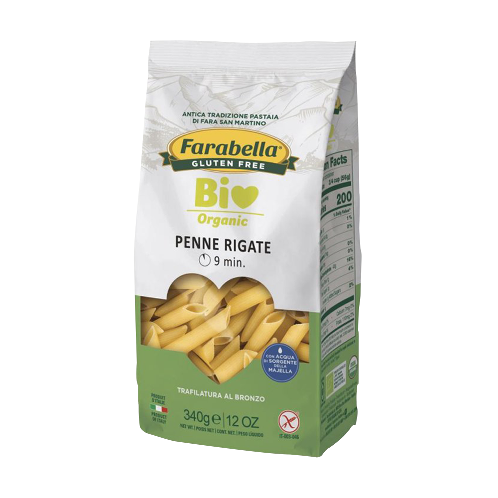 Πέννες Ριγέ (Penne Rigate) από Καλαμπόκι και Ρύζι | 340gr