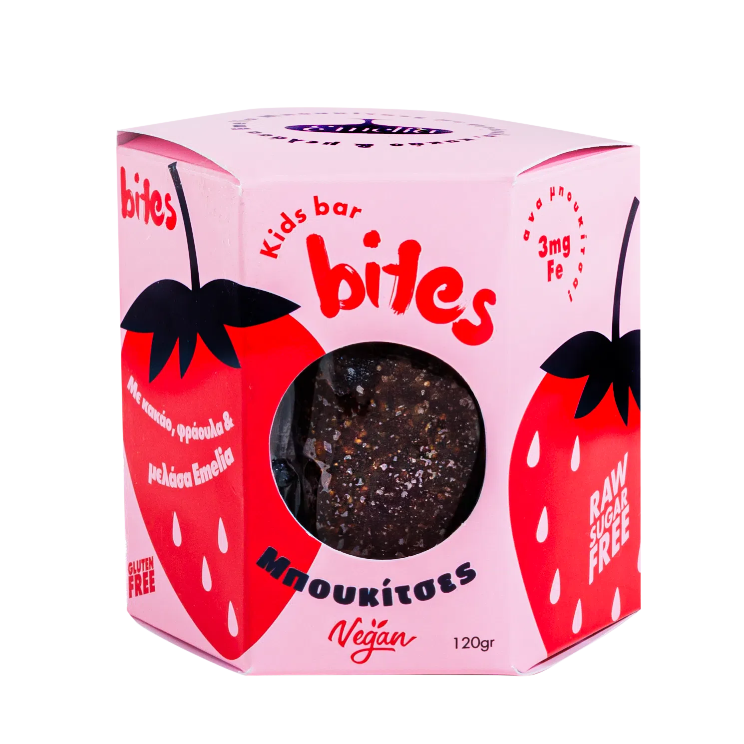 Μπουκίτσες με φράουλα, κακάο & μελάσα Emelia | 120gr