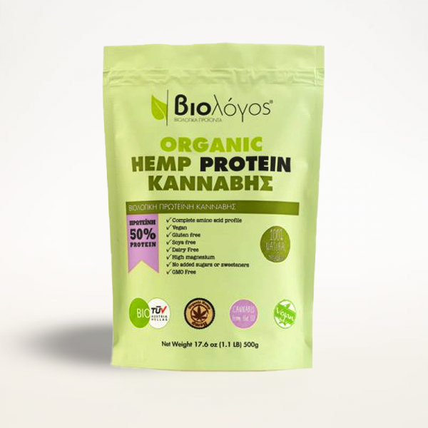 Βιολογική Πρωτεΐνη Κάνναβης 50% | 500gr