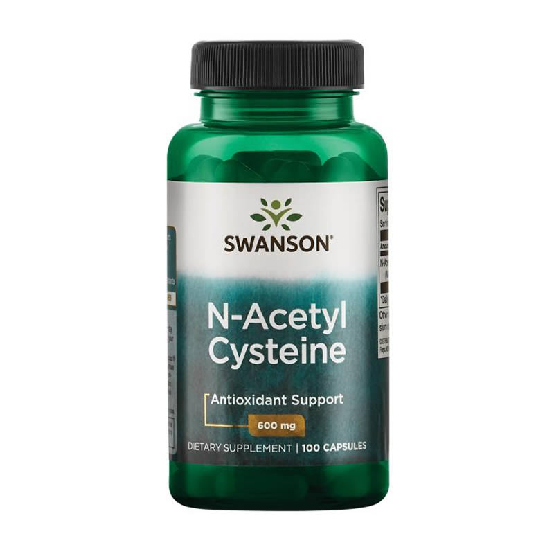 Swanson N-Acetyl Cysteine NAC 600mg / 100 Caps