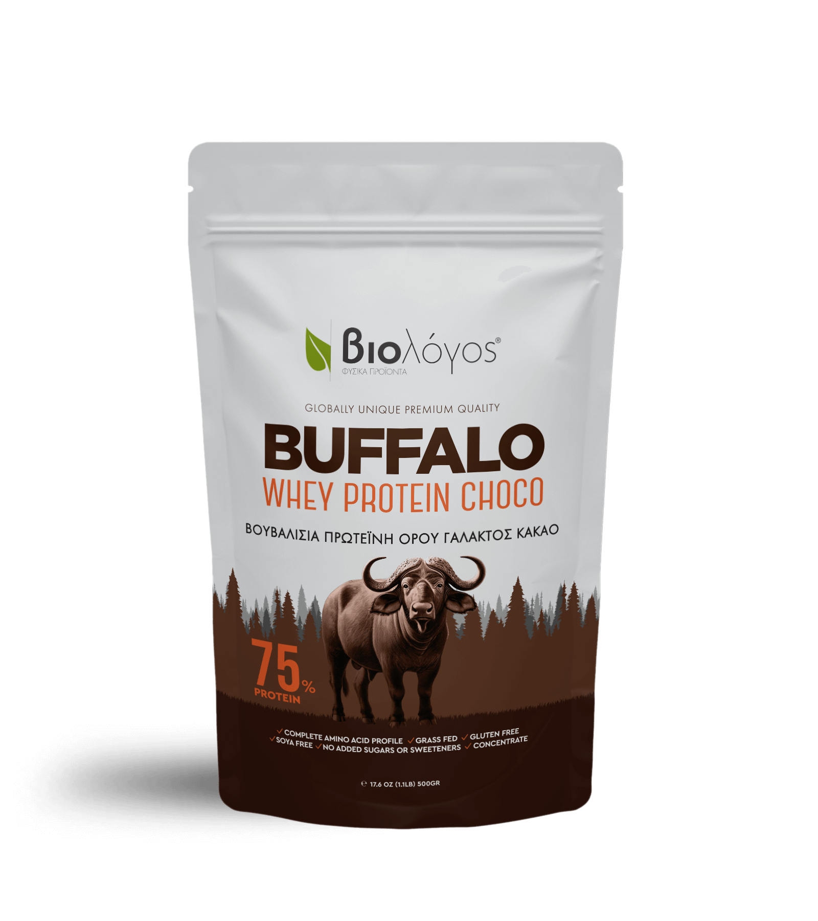Πρωτεΐνη Buffalo Whey Choco | 500gr