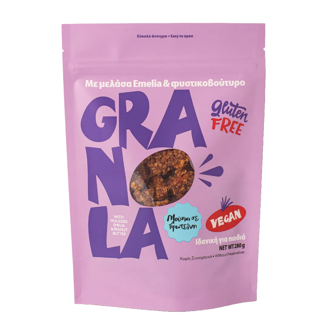Granola με φυστικοβούτυρο & μελάσα | 280gr