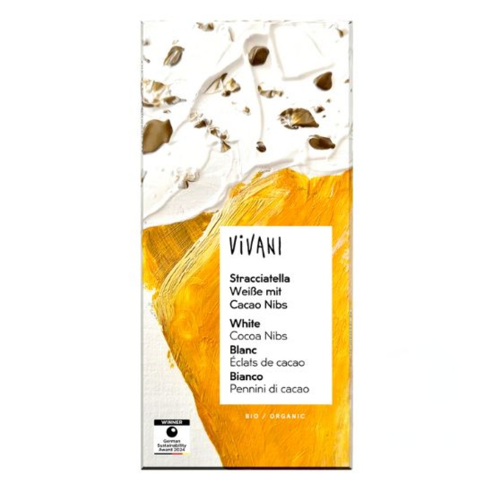 Λευκή Σοκολάτα Stracciatella / 80γρ