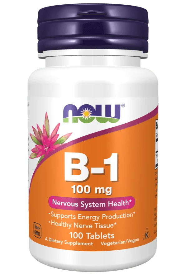 Vitamin B1 100mg (100tabs) NOW