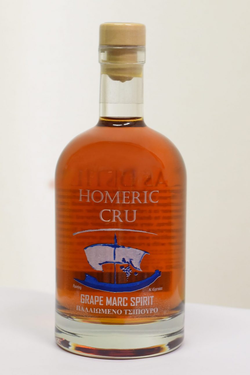 HOMERIC CRU AGED TSIPOURO 40%VOL 500ML