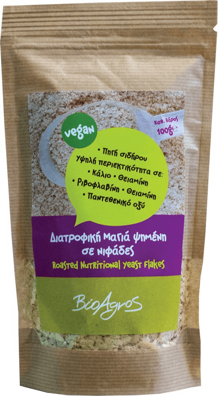 Νιφάδες Διατροφικής Μαγιάς Ψημένες 100gr