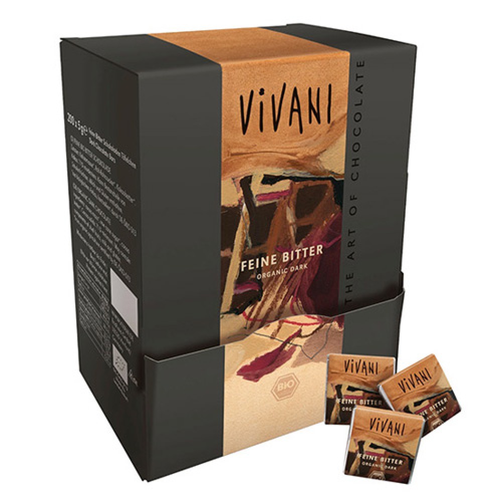 Μίνι Σοκολατάκια Μαύρης Σοκολάτας 71% Κακάο 5gr